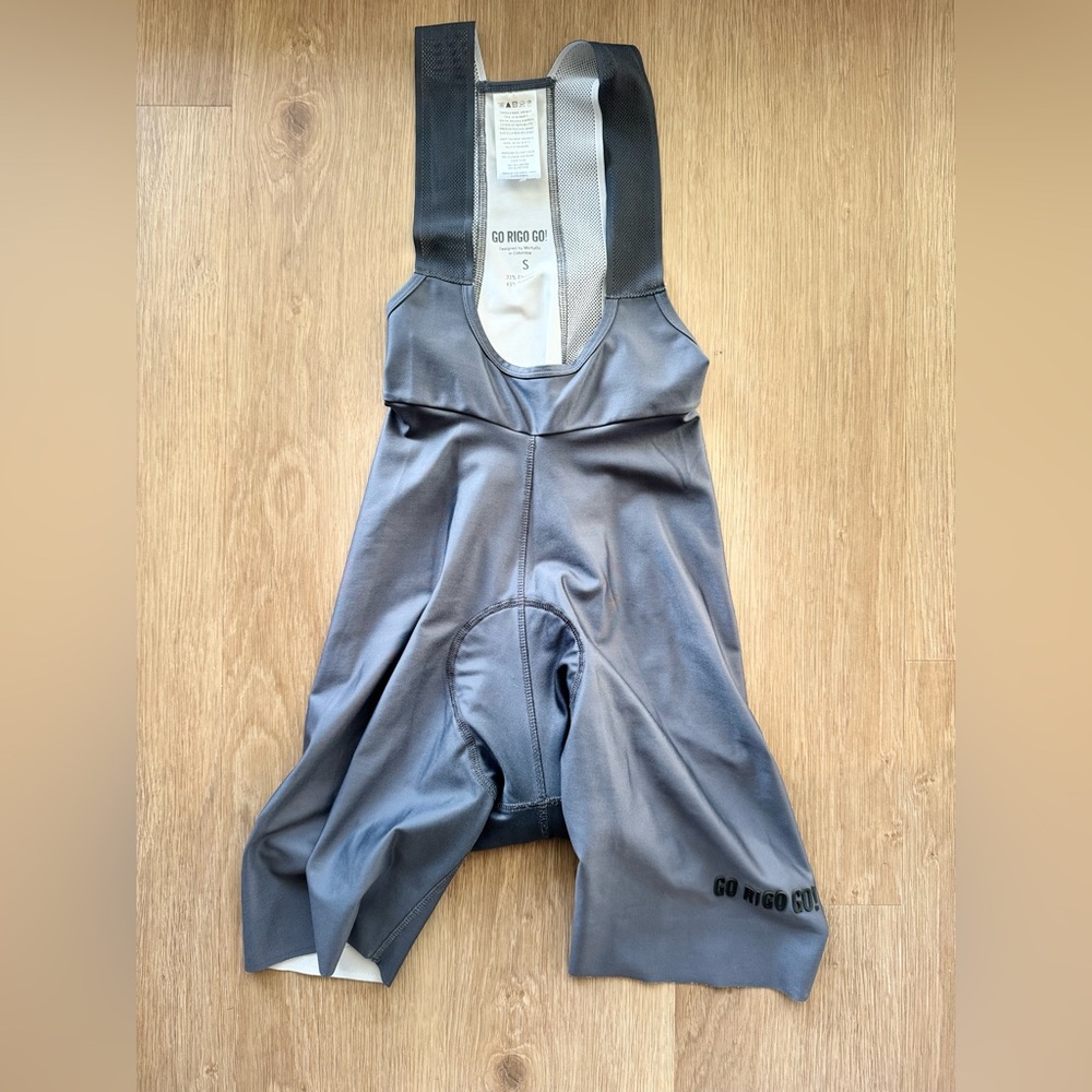Go Rigo Go - Seemless Bib Women - Silver Metallic Size S